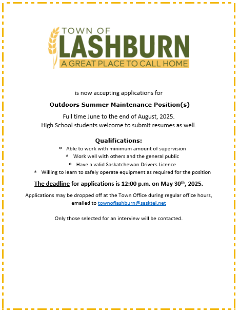 Summer Student Position